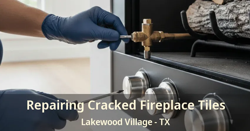 Repairing Cracked Fireplace Tiles Lakewood Village - TX