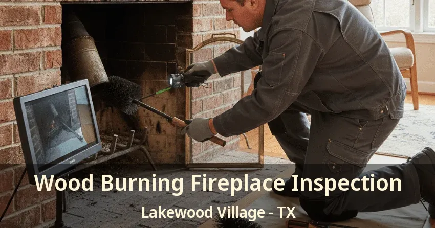 Wood Burning Fireplace Inspection Lakewood Village - TX